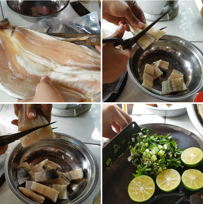 Sơ chế các nguyên lieu khác