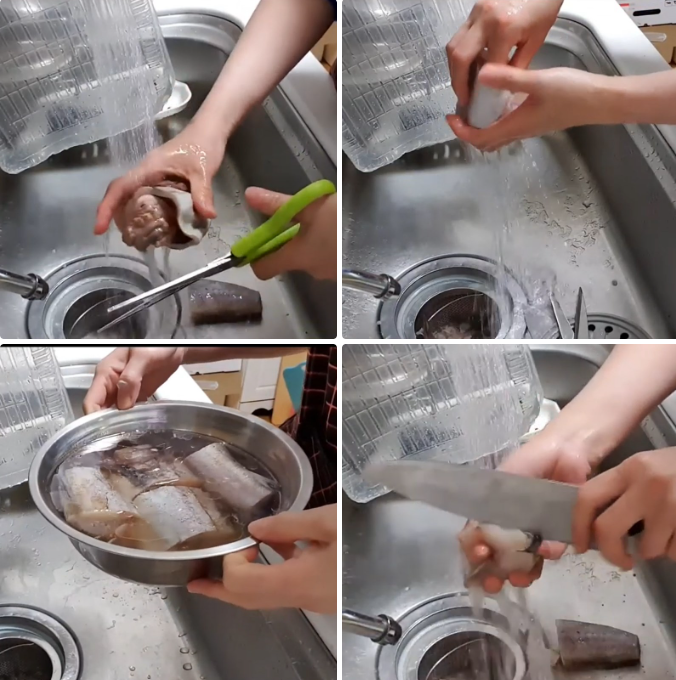 Sơ chế cá minh thái