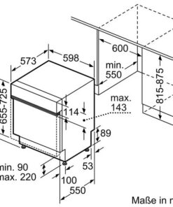 Alternative view of Máy Rửa Bát Bosch SMI6ZDS49E 13 Bộ Series 6