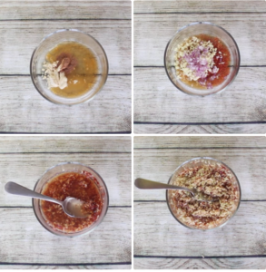 Trộn sốt gia vị 