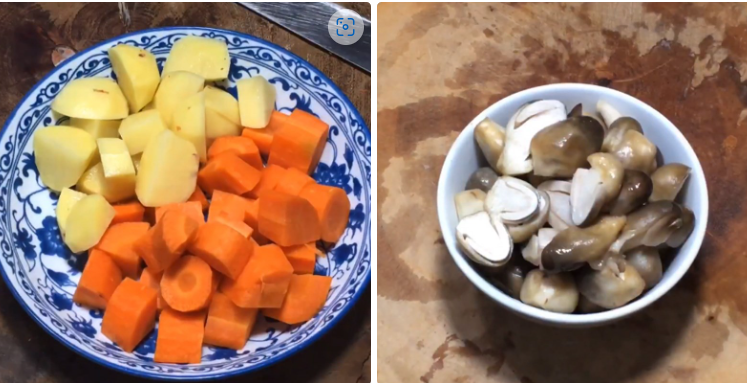 Cách gọt khoai tây không bị thâm đen