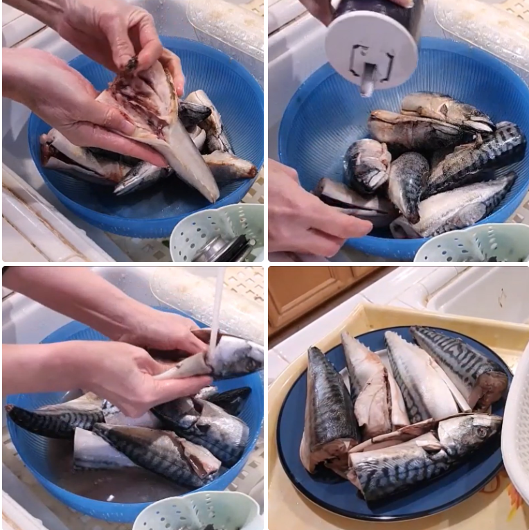 Sơ chế cá nục Cá nục kho nước dừa