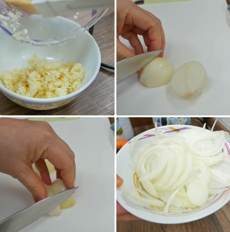 Sơ chế các nguyên liệu khác Sơ chế các nguyên liệu khác