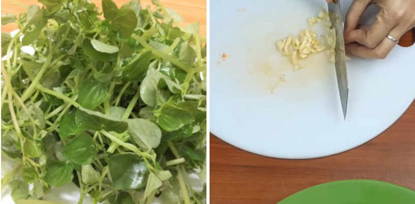 Sơ chế các nguyên liệu Sơ chế các nguyên liệu