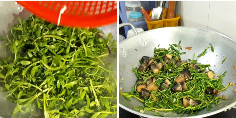 Hoàn thành món ăn