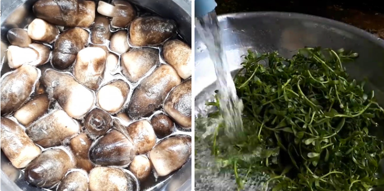 Sơ chế các nguyên liệu