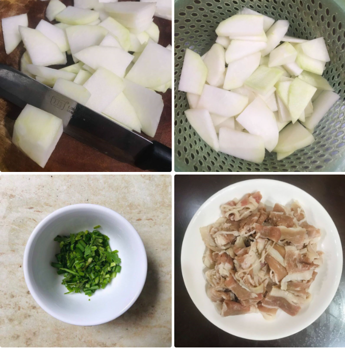 Sơ chế nguyên liệu