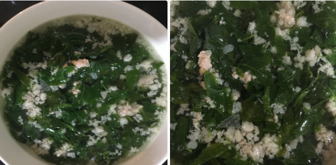 Thành phẩm - Cách nấu canh rau ngót với tôm ngọt nước, thơm ngon, thanh nhiệt 