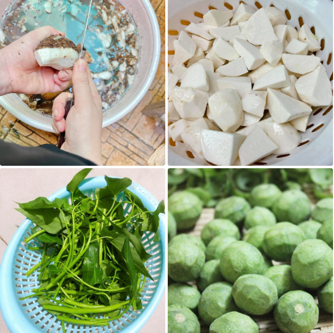 Sơ chế các nguyên liệu khác Sơ chế các nguyên liệu khác