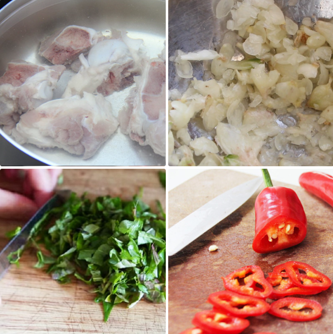 Sơ chế các nguyên liệu khác Sơ chế các nguyên liệu khác