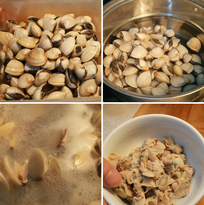 Sơ chế ngao Sơ chế ngao