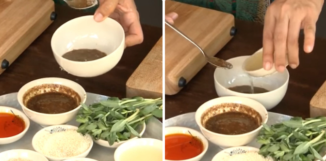 Pha nước chấm tương bần Pha nước chấm tương bần