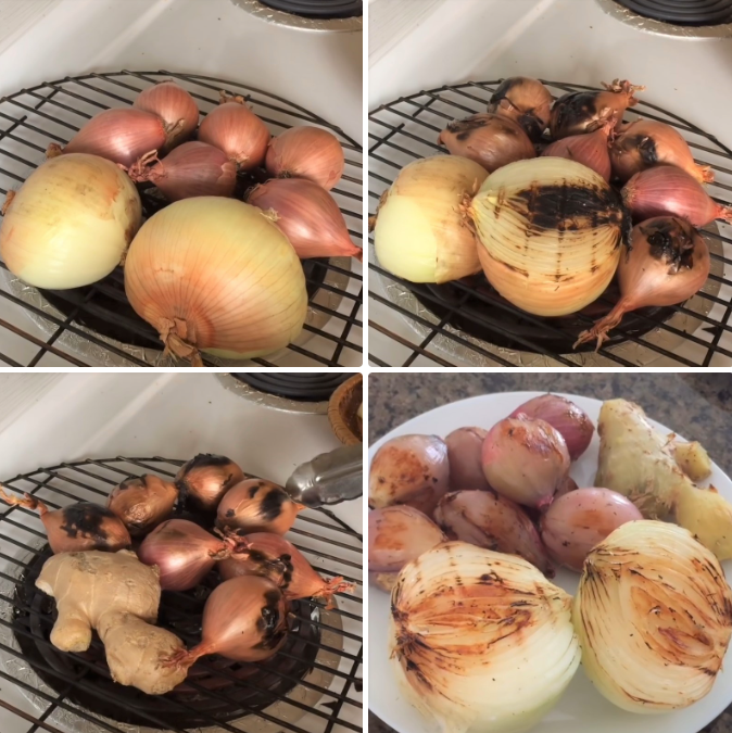 Nướng các nguyên liệu