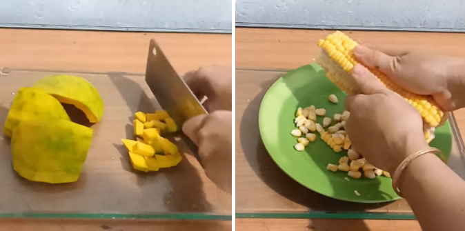 Sơ chế các nguyên lieu khác