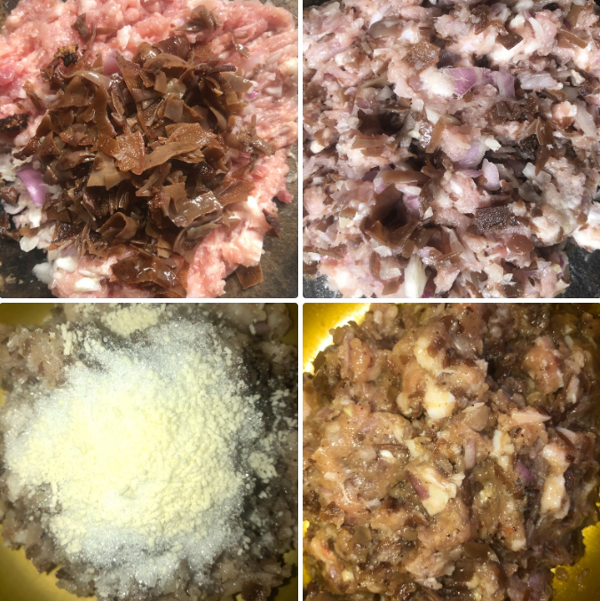 Băm và ướp thịt