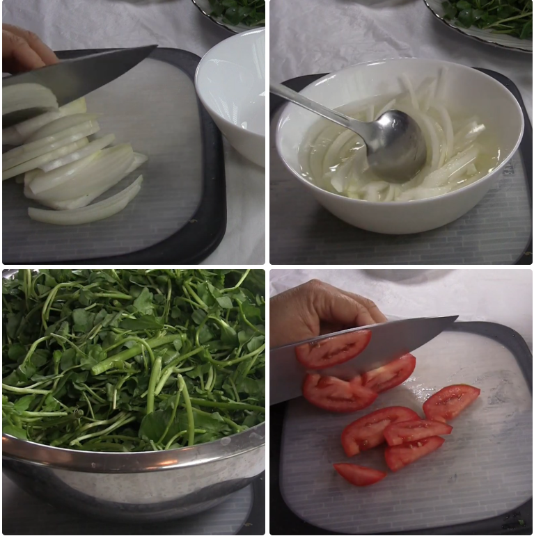 Sơ chế các loại rau củ