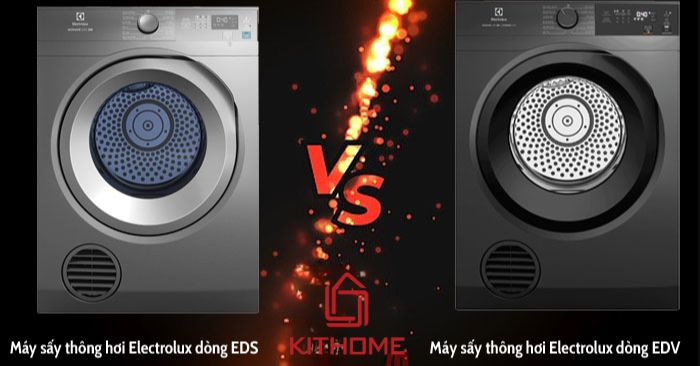 So sánh máy sấy thông hơi Electrolux dòng EDS và EDV có gì khác nhau?