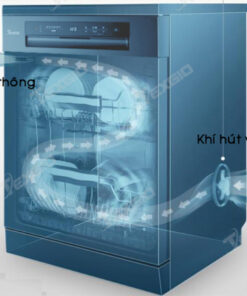 Máy rửa bát Texgio 13 bộ TG21H775S (Sấy khí nóng, diệt khuẩn UV)