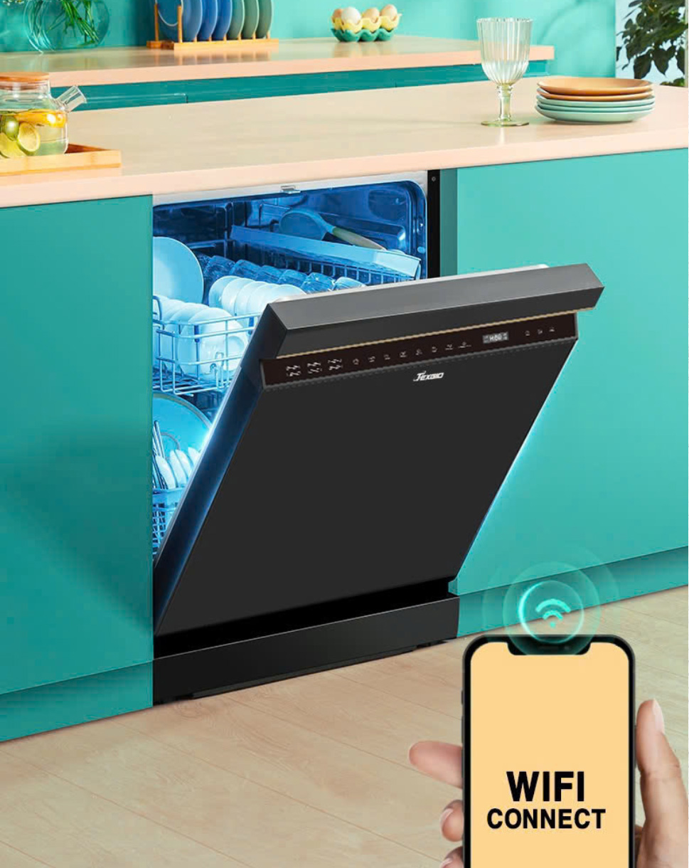 Máy rửa bát sấy khí nóng Texgio TGDH795B Smart Plus