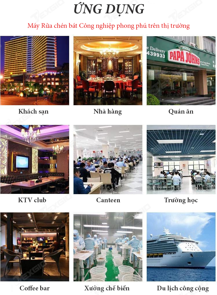 Máy rửa bát công nghiệp