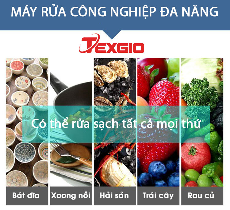 Máy rửa chén bát, nồi, thực phẩm, rau củ, hoa quả Máy rửa chén bát công nghiệp