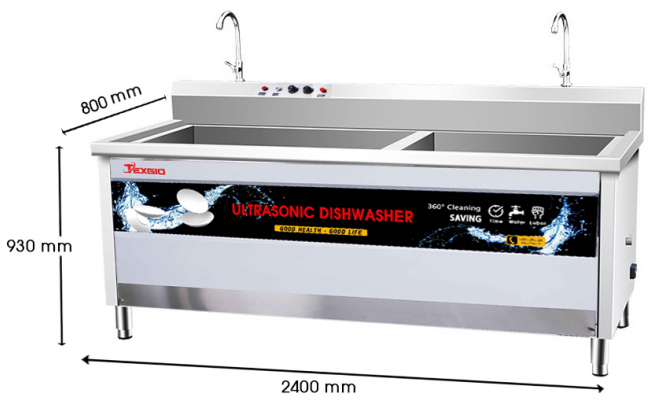 Máy rửa bát công nghiệp sóng siêu âm