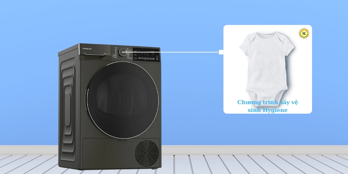 TD-100XFVEM có chương trình sấy diệt khuẩn