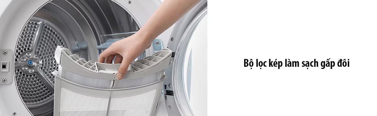 Máy sấy bơm nhiệt LG