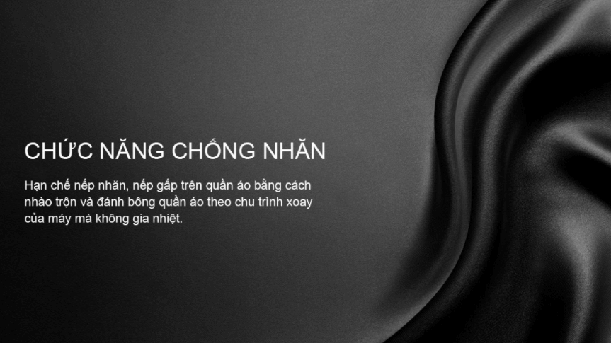 Máy sấy Aqua V700F.W có chức năng sấy chống nhăn Máy sấy Aqua V700F.W có chức năng sấy chống nhăn