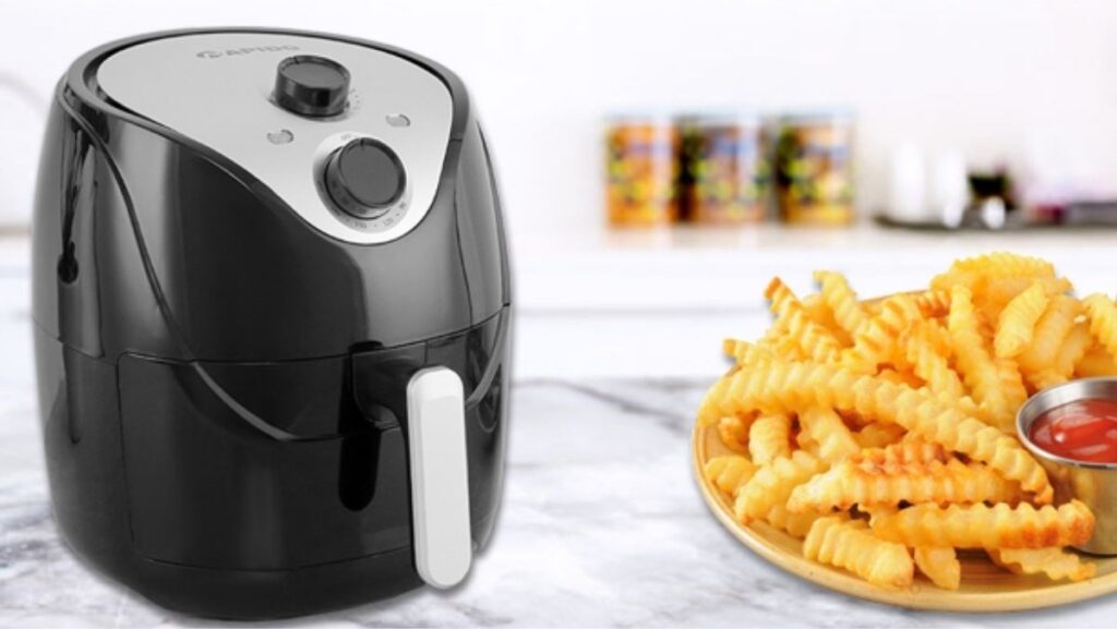 Review nồi chiên không dầu Rapido 5L khi chiên bánh gối