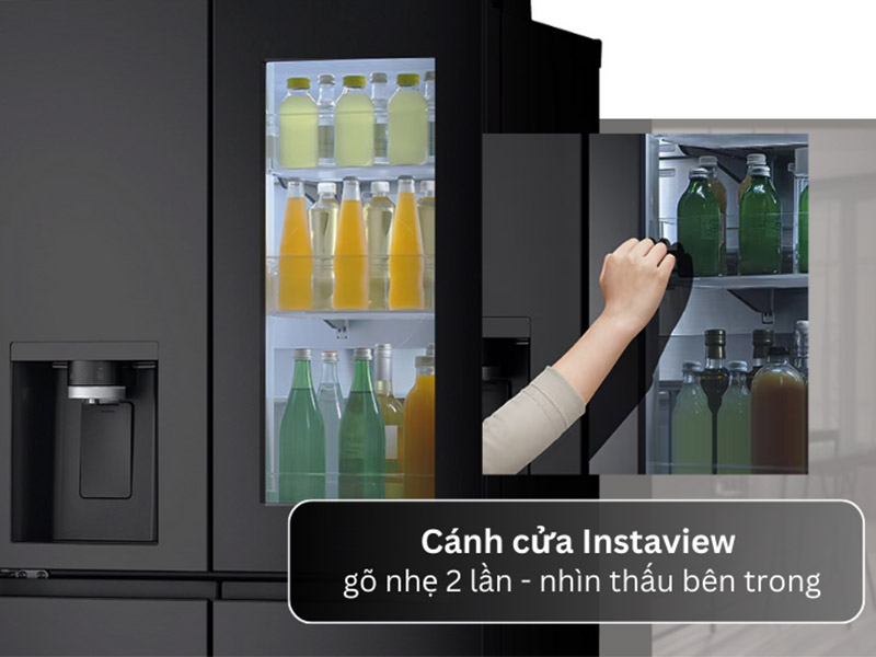 Tủ lạnh LG Inverter Multi Door InstaView LFI50BLMAI