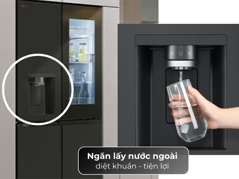 Tủ lạnh LG Inverter Multi Door LFI50BLMAI