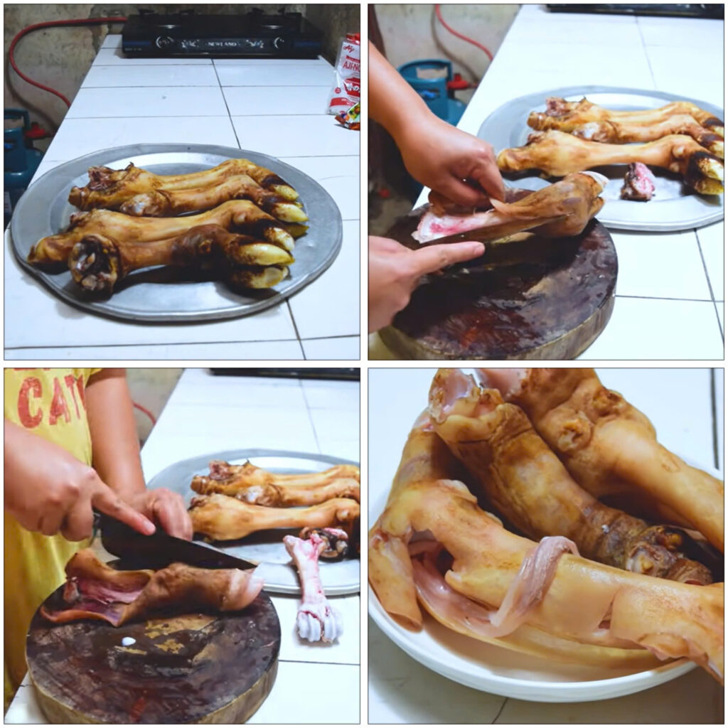 Cách chế biến Chân bò luộc Cách chế biến Chân bò luộc