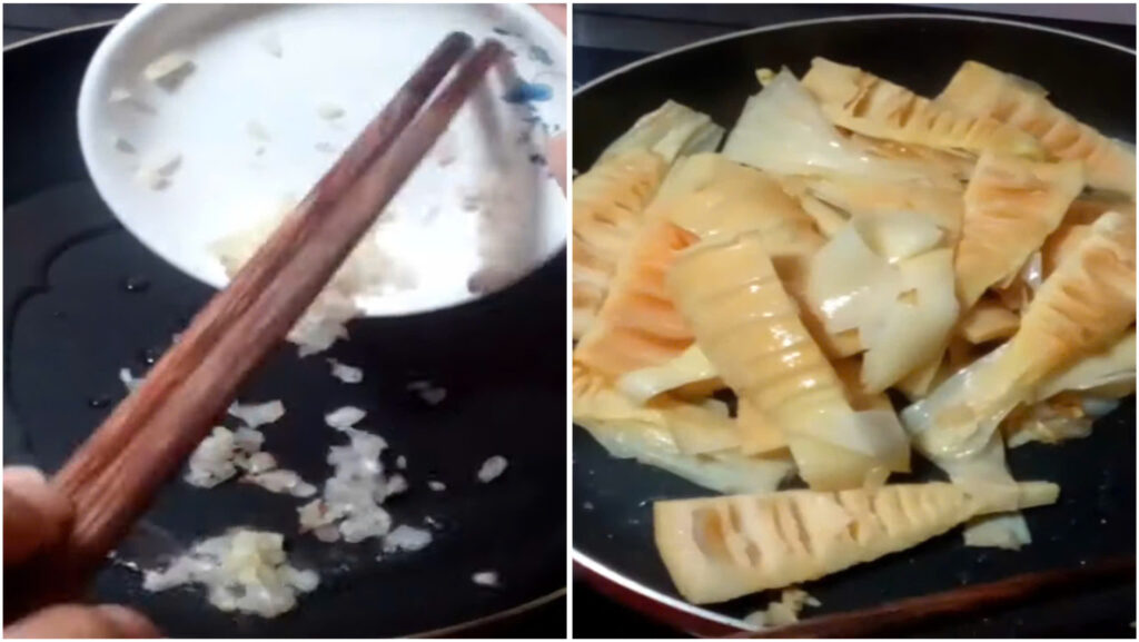 Xào măng Xào măng