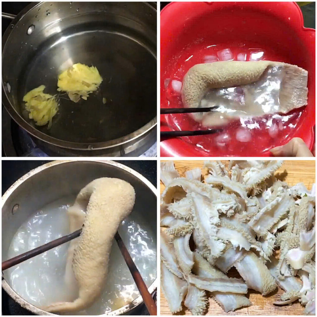 Luộc sách bò Luộc sách bò