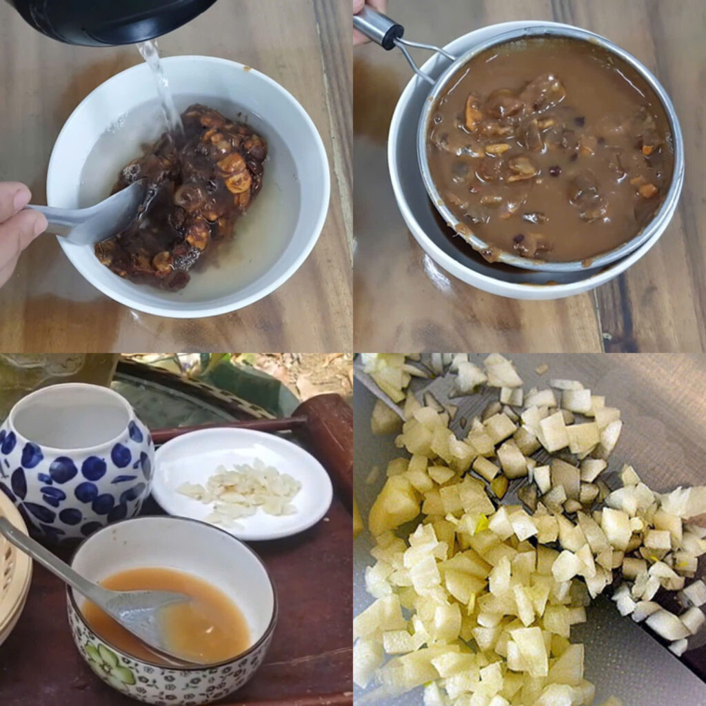 Sơ chế các nguyên liệu khác 