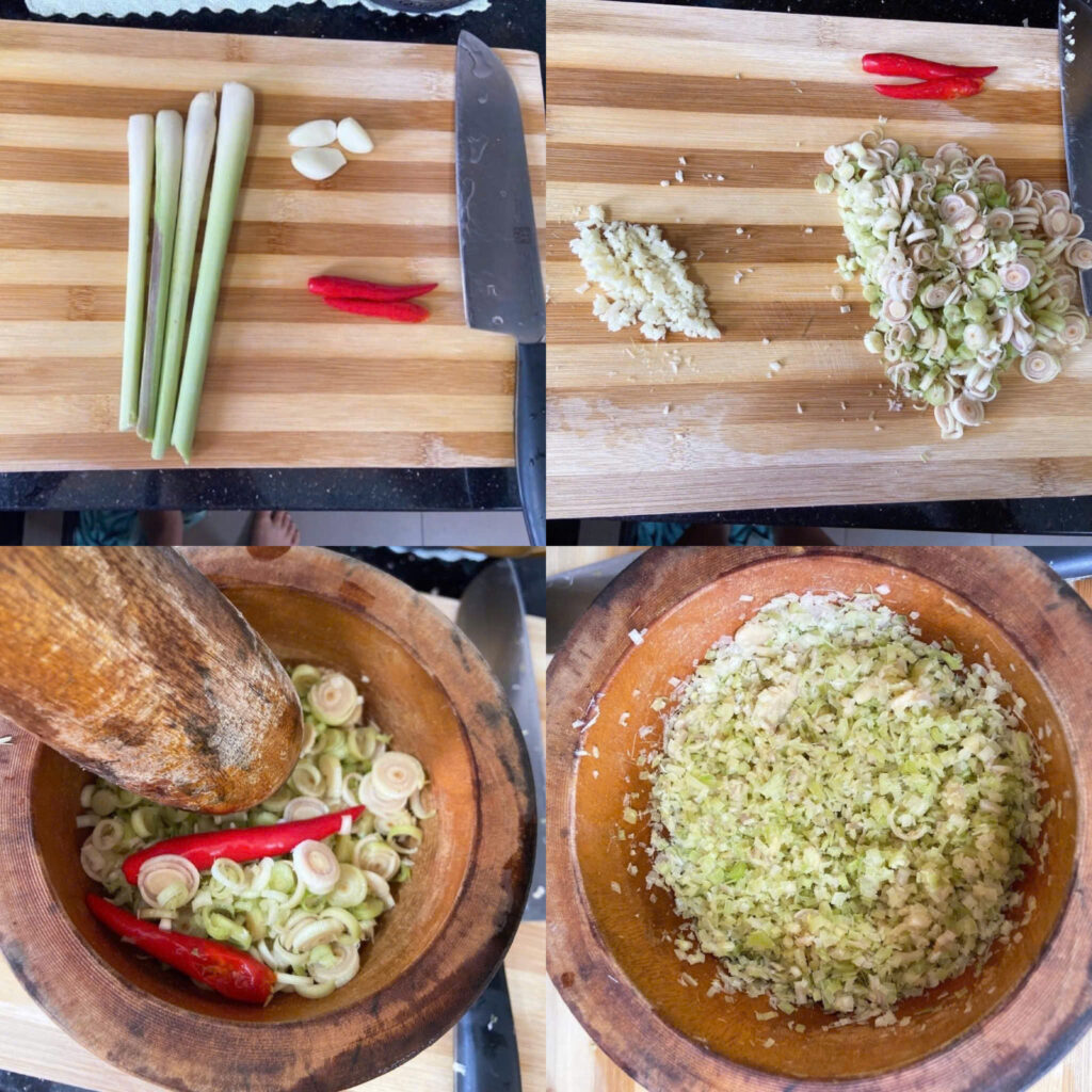 Sơ chế các nguyên liệu khác