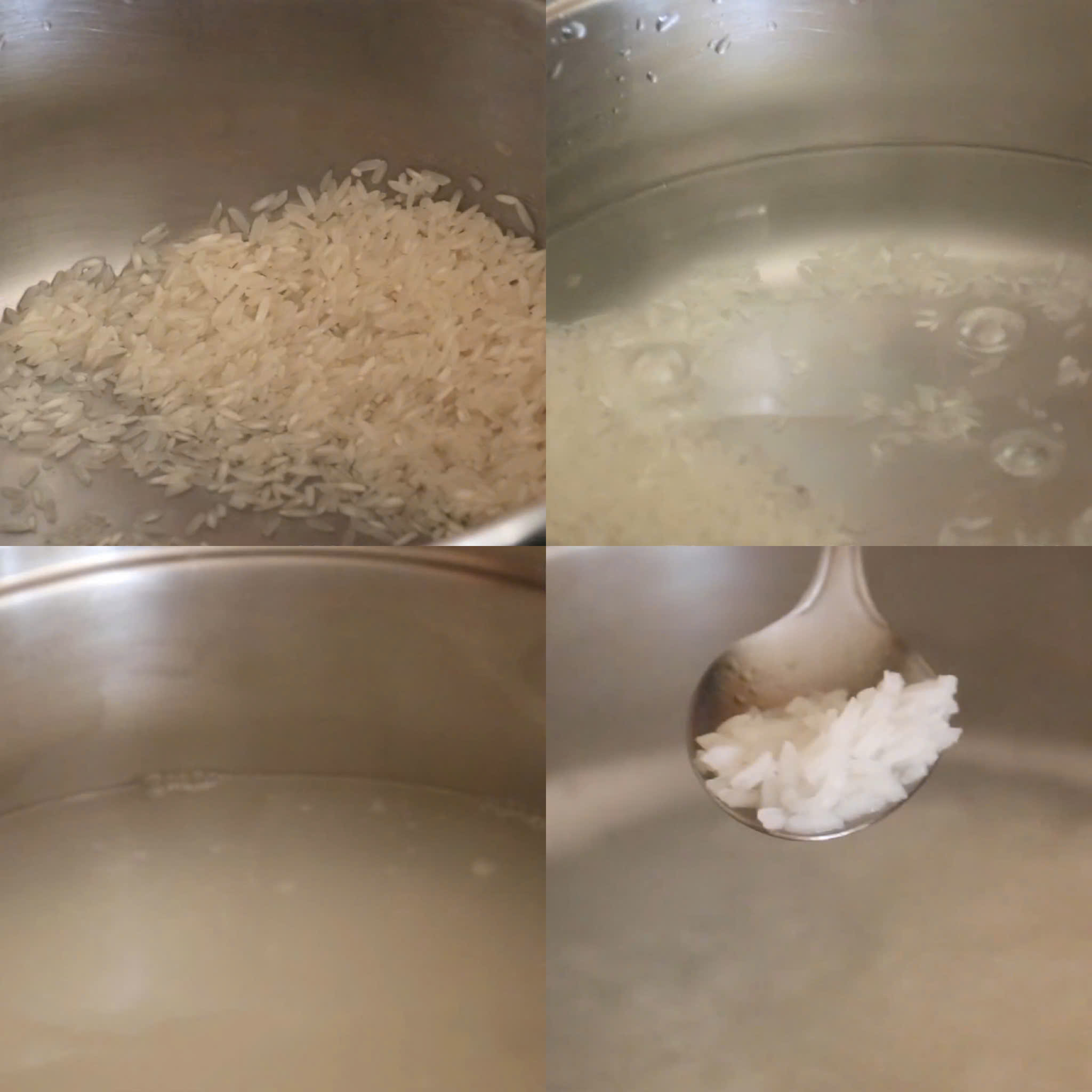 Vo gạo và nấu cháo Vo gạo và nấu cháo