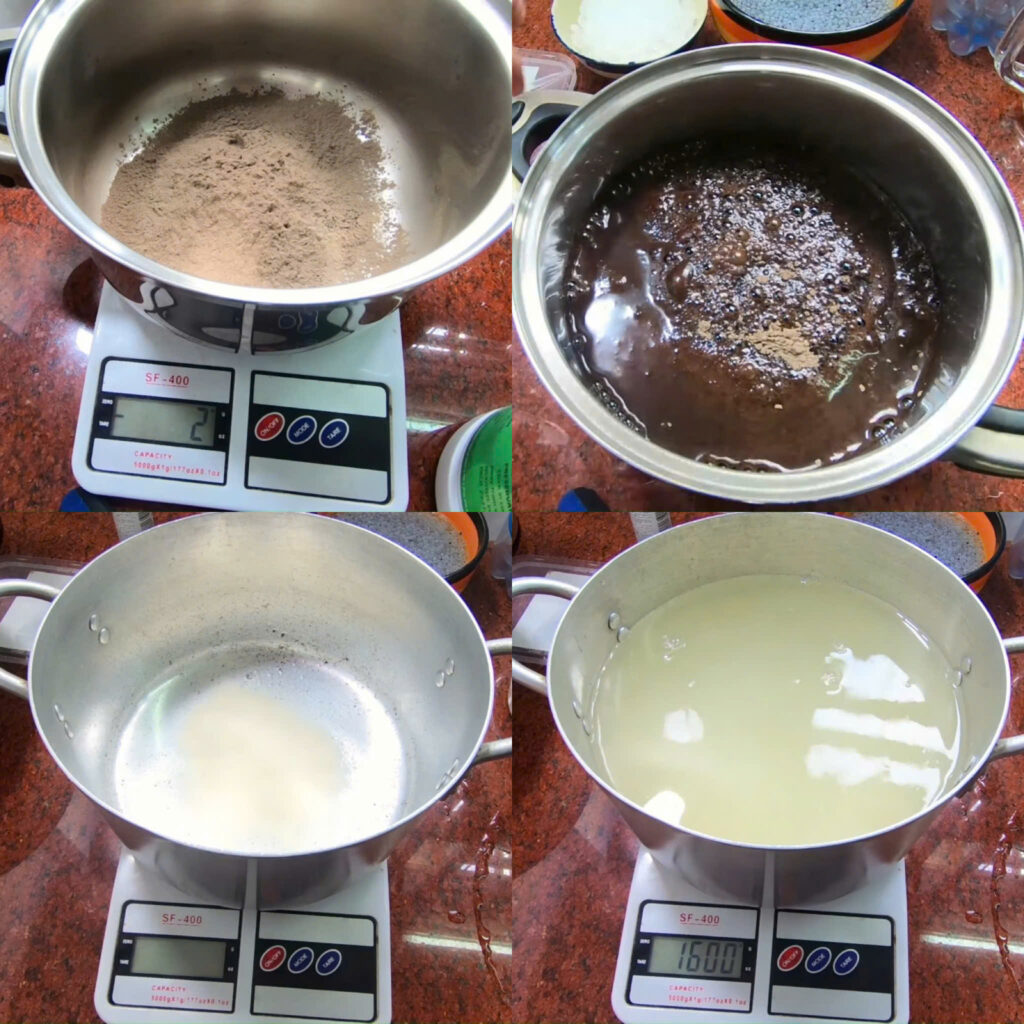 Khuấy bột sương sáo, sương sa