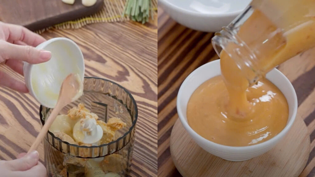 Làm nước chấm chao Làm nước chấm chao