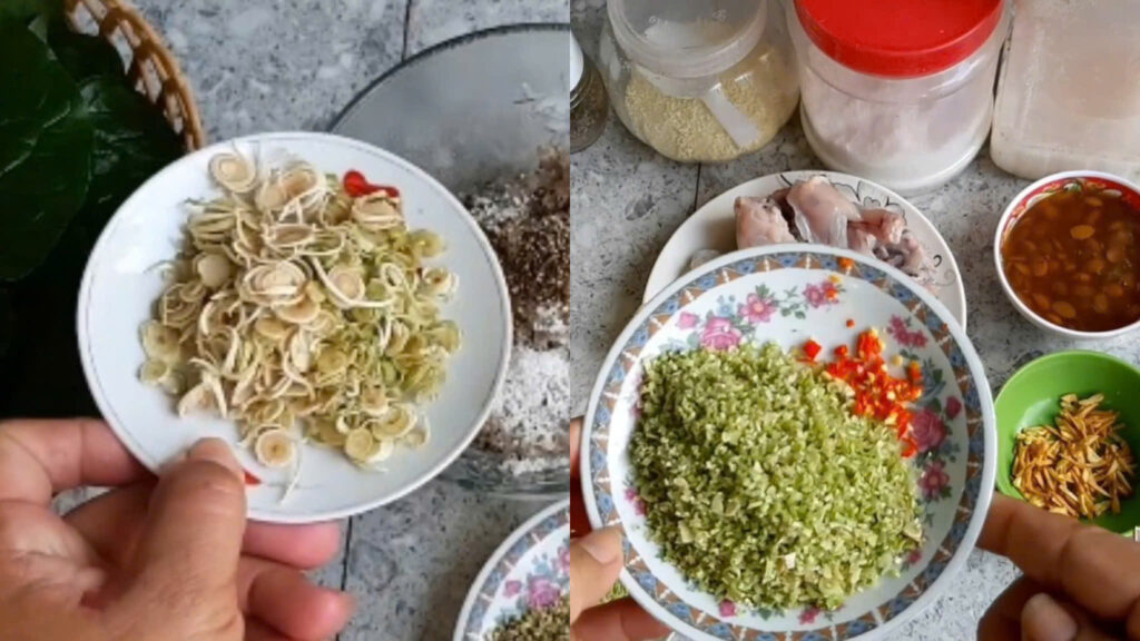 Sơ chế các nguyên liệu khác