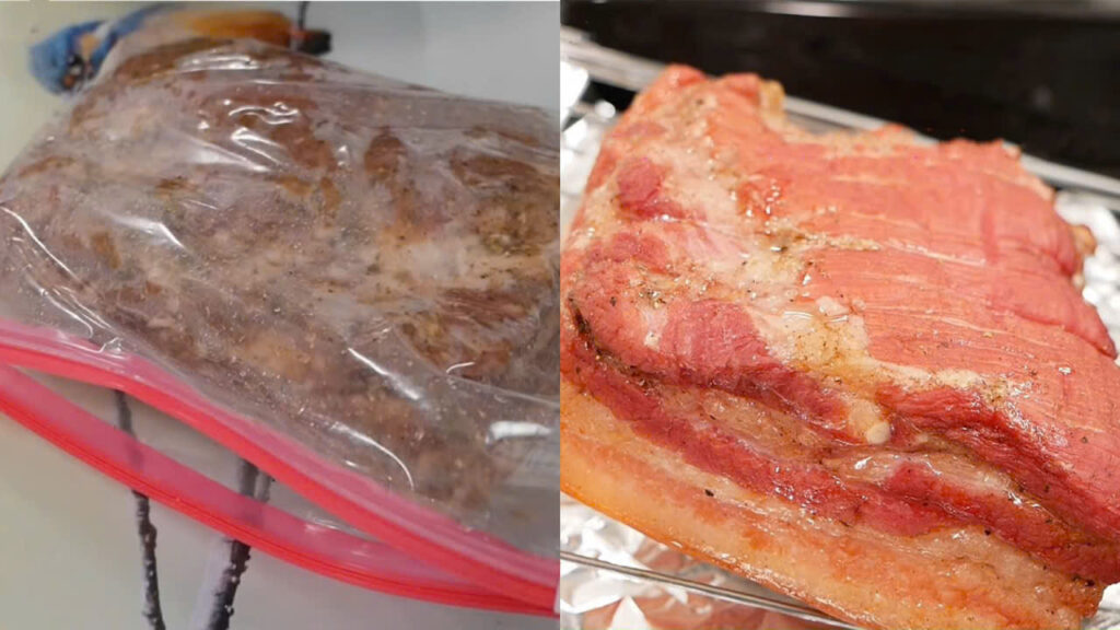 Sấy lạnh và nướng thịt