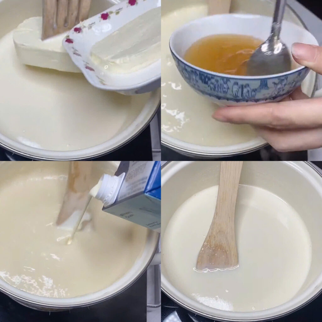 Nấu khúc bạch phô mai