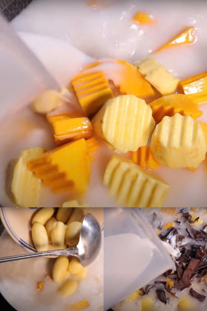 Nấu canh kiểm Nấu canh kiểm