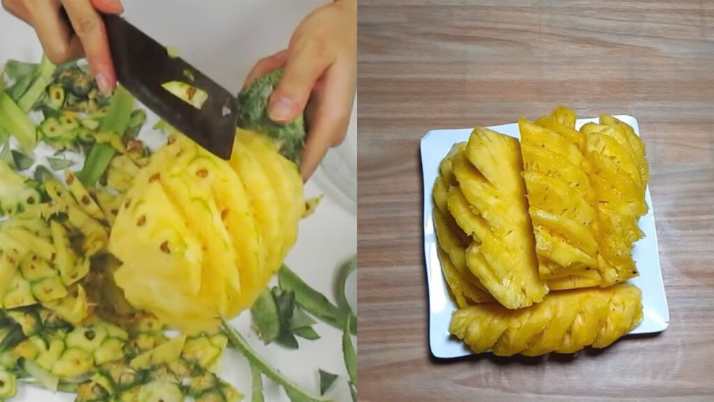 Sơ chế dứa Sơ chế dứa