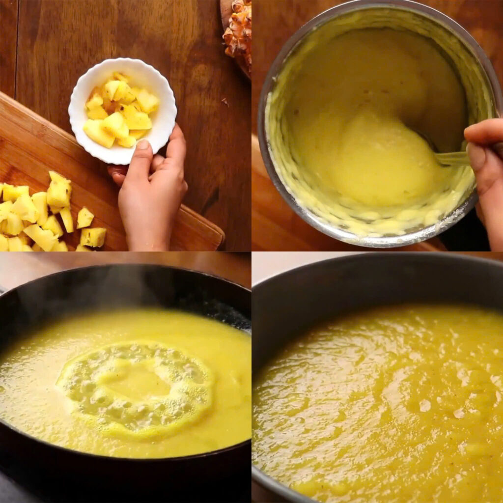 Xay nhuyễn và sên dứa Xay nhuyễn và sên dứa