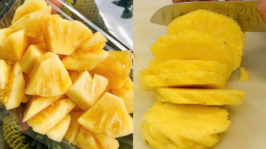 Sơ chế dứa Sơ chế dứa