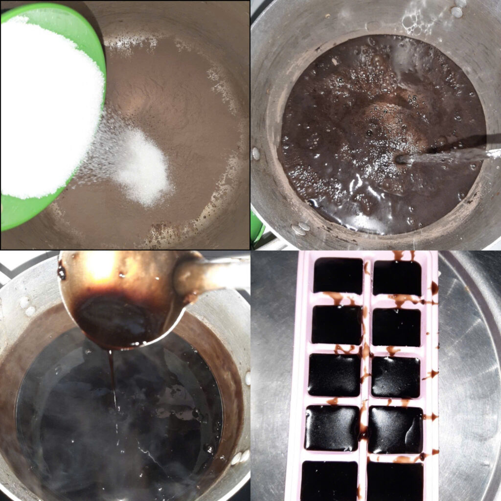 Nấu sương sáo Nấu sương sáo