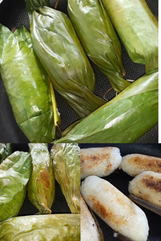 Nướng chuối Nướng chuối