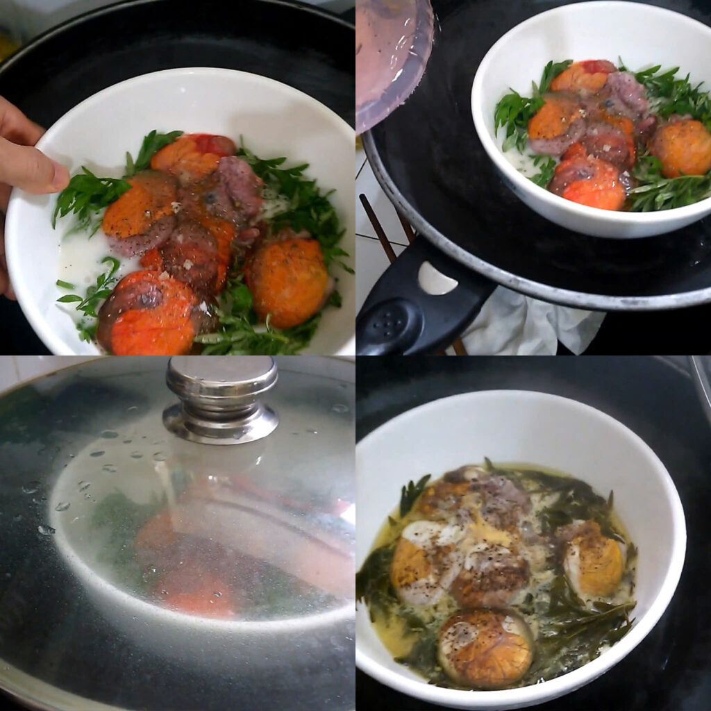 Hấp trứng vịt lộn